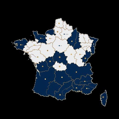 Carte des régions de France